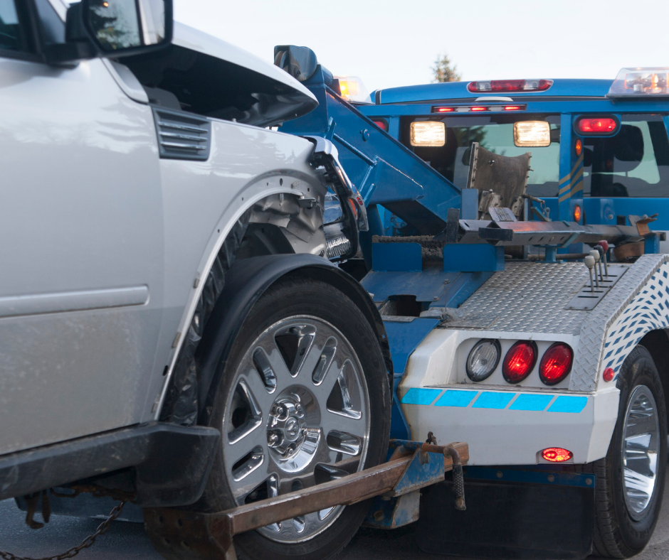 Towing service truck