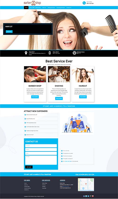 Barber Shop Template