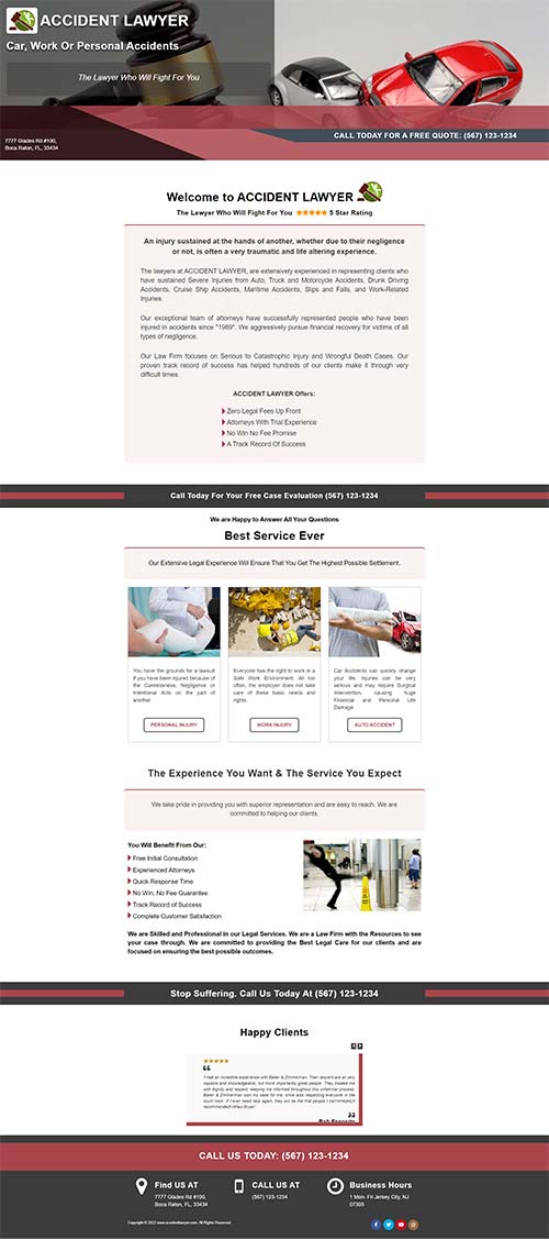 Accident Lawyer Template