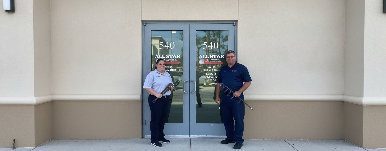 All Star Plumbing and Air service vehicle for Jupiter and Palm Beach County plumbing service.